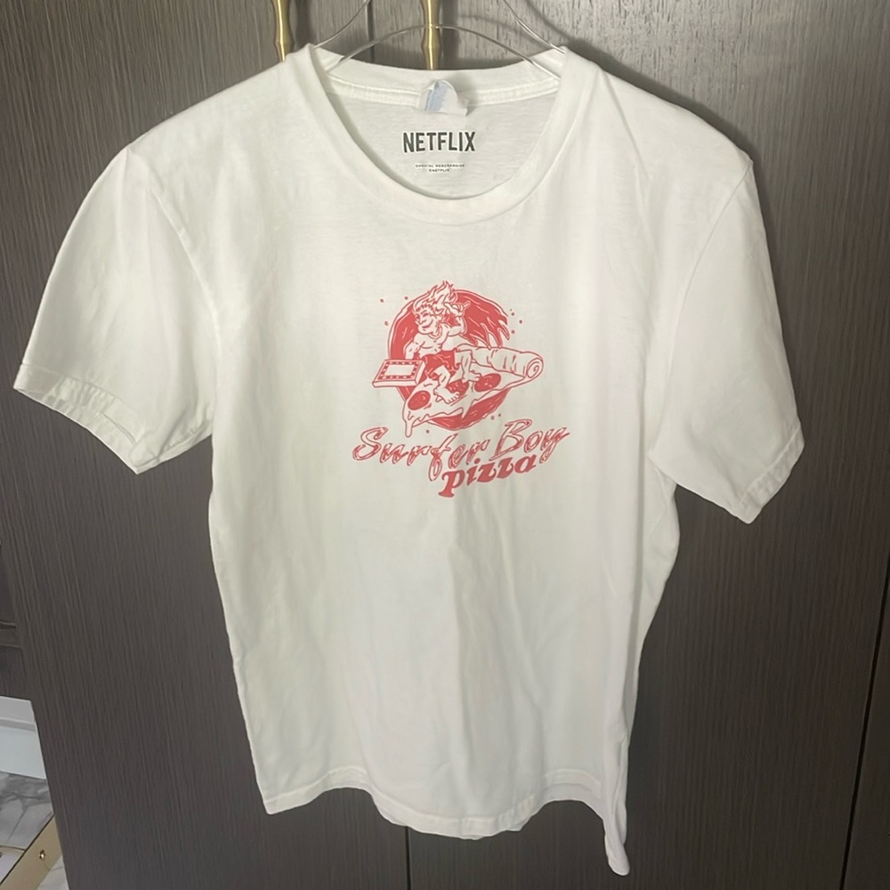 Surfer Boy Pizza T-shirt